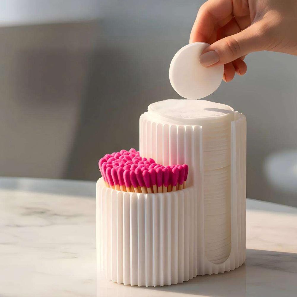 Nail Art Quirky - Kotak Penyimpanan Cotton Swab, Tempat Penyimpanan