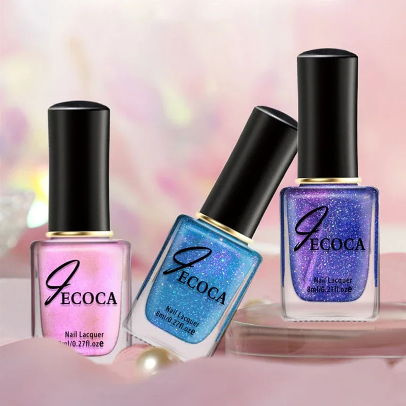 Nail Art Rainbow - Cat kuku Glitter Laser, cat kuku