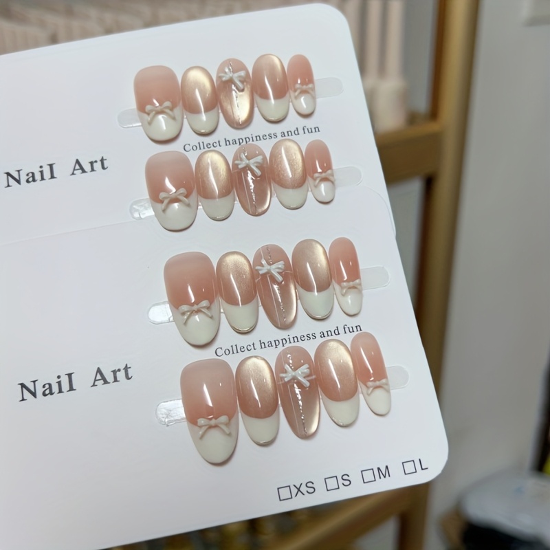 Nail Art Fake - 10 Buah Kuku Palsu Buatan Tangan