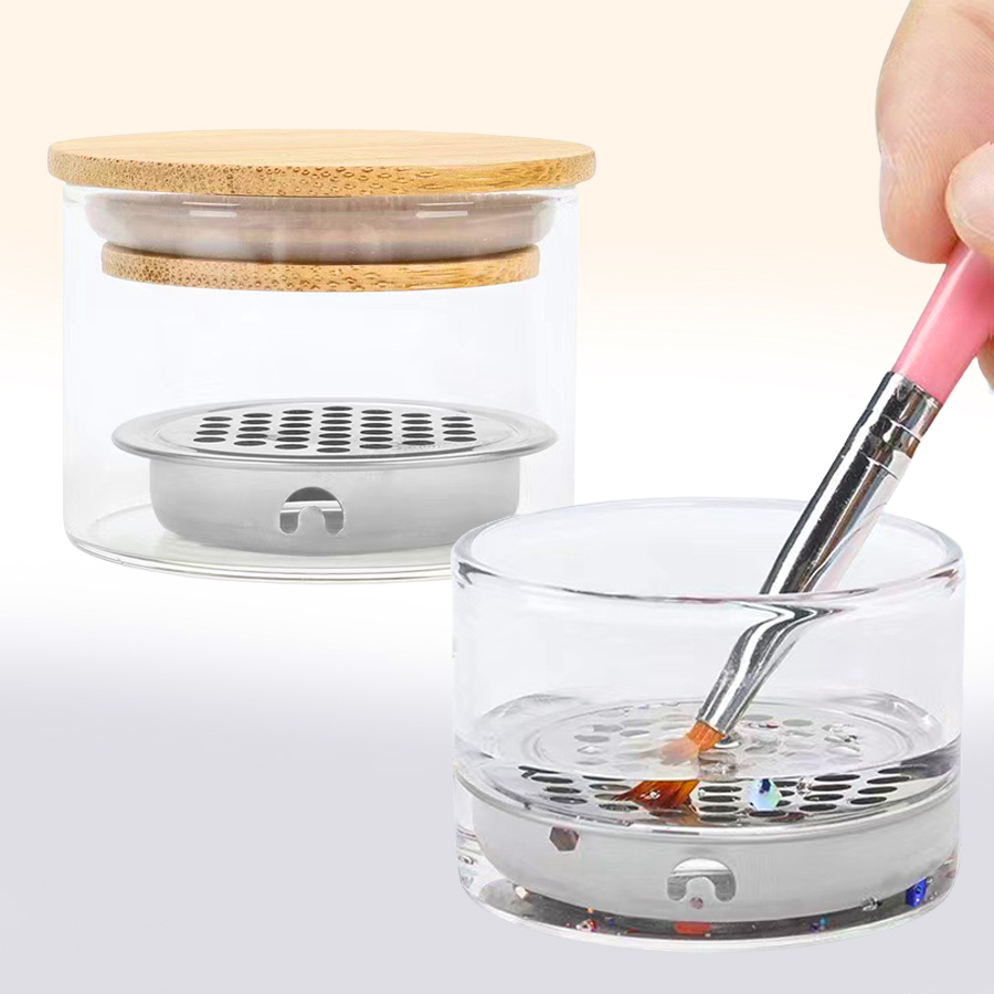 Dip Powder Nail - Cawan Pencuci Kuas Nail Art, Pembersih