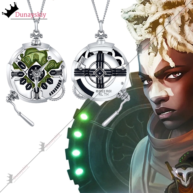 Nail Art Quirky - Arcane Ekko liontin Stopwatch permainan LoL