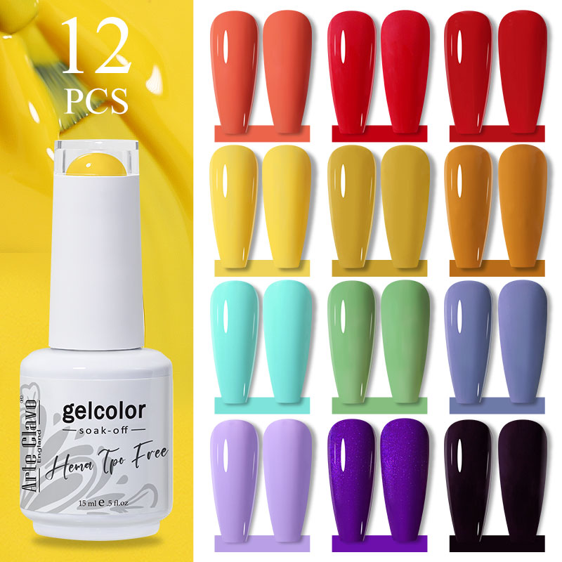 Nail Art Rainbow - Arte Clavo HEMA TPO Free 15ml