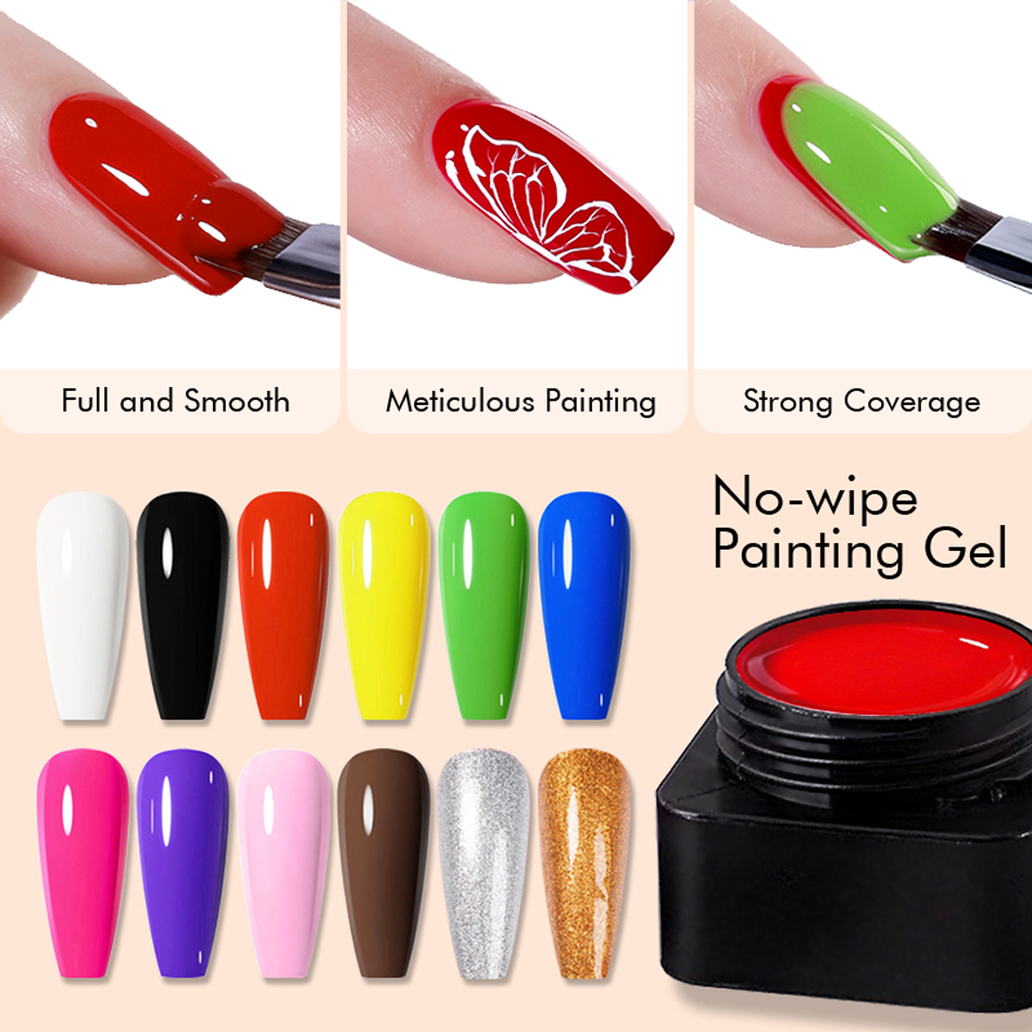 Nail Art Full Design - CHUNSHU 5ml tidak ada lap 4in1