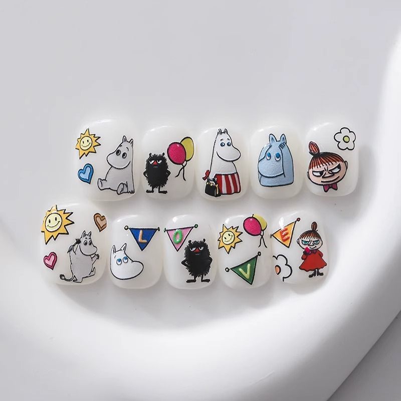 Stiker Kuku Moomin Stiker Kuku - Nail Art Quirky ulasan dan harga