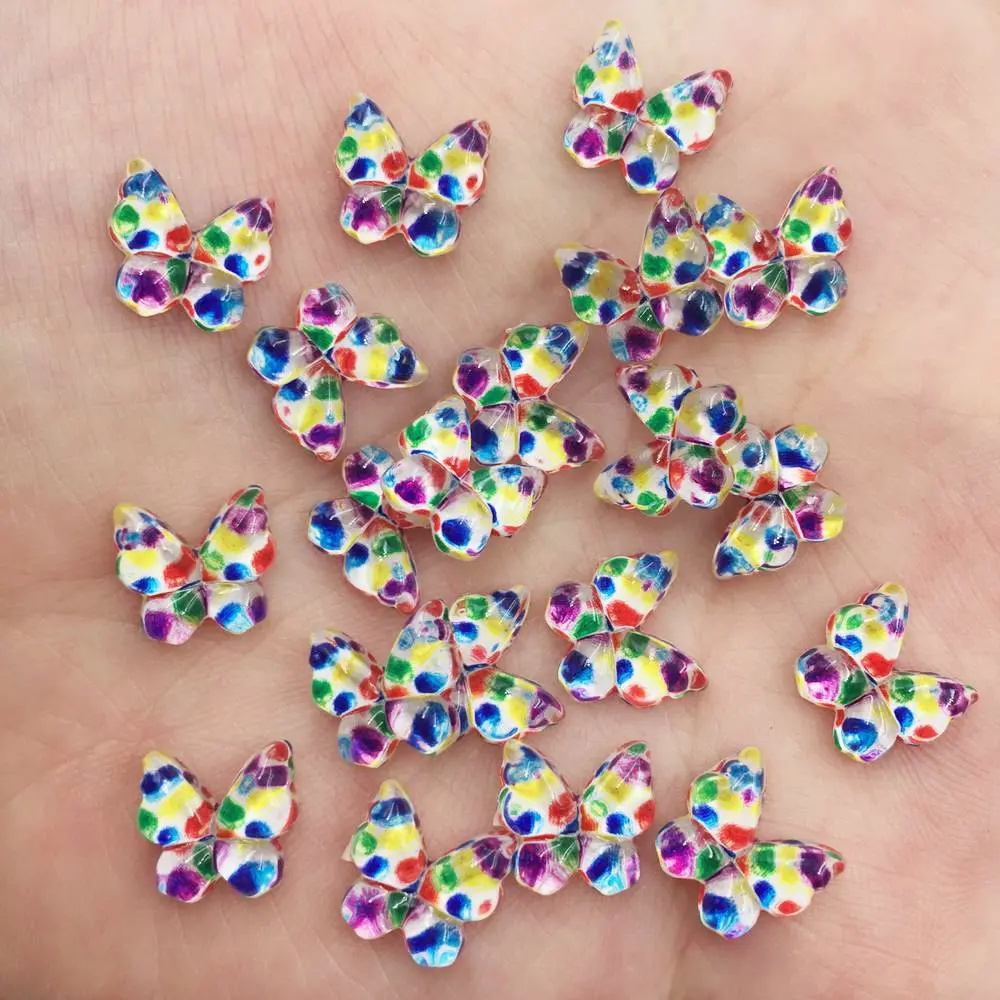 Resin Glitter warna-warni 10mm - Nail Art Quirky ulasan dan harga