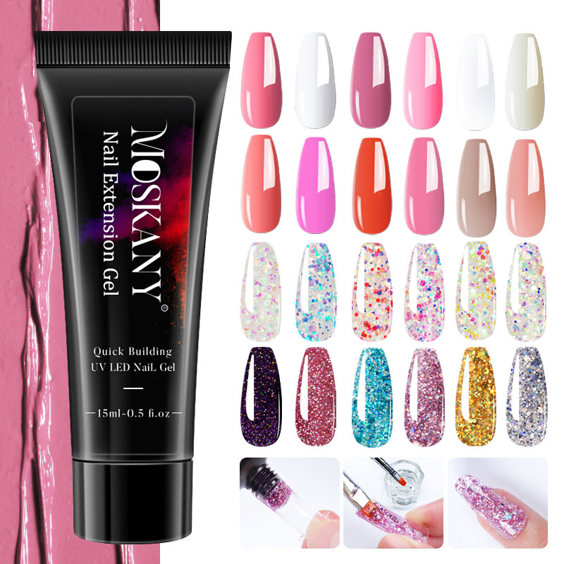 Set lengkap Gel kuku poli deng - Nail Art Full Design ulasan dan harga