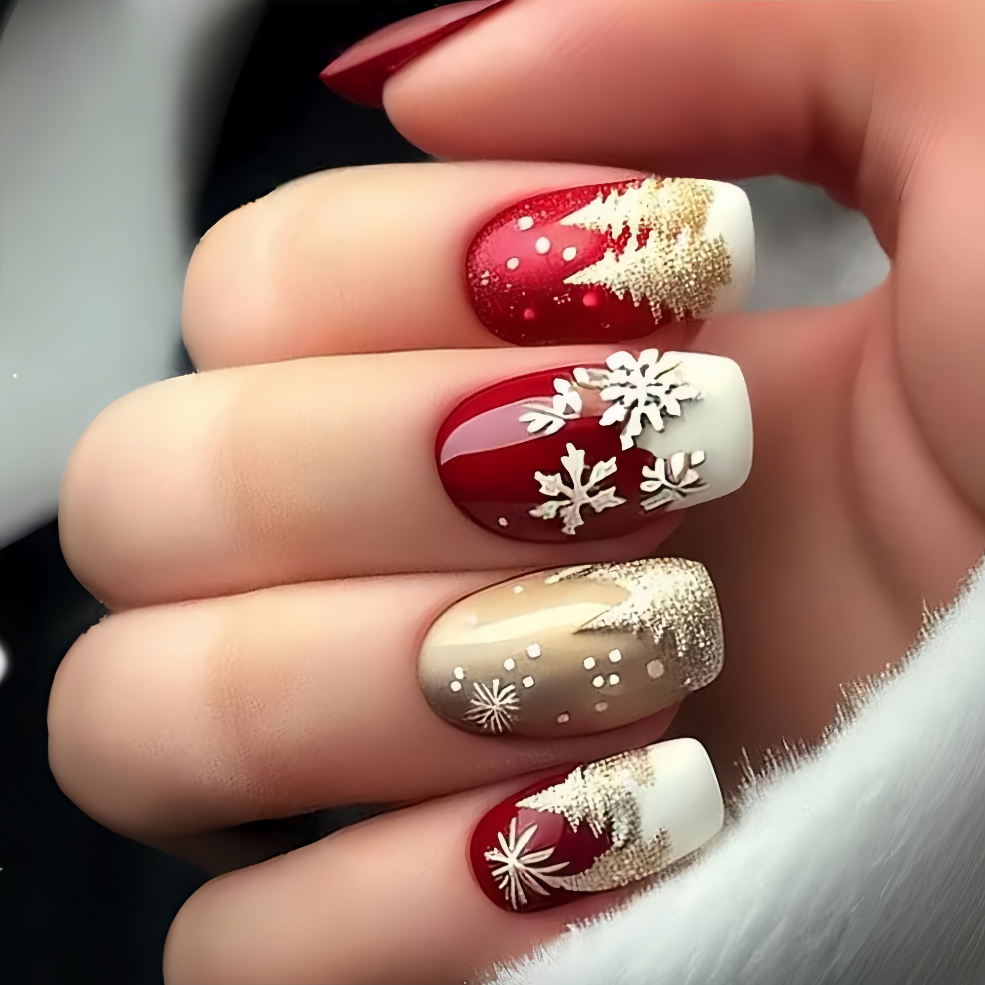 Kuku palsu ukuran sedang untuk - Nail Art Fake ulasan dan harga