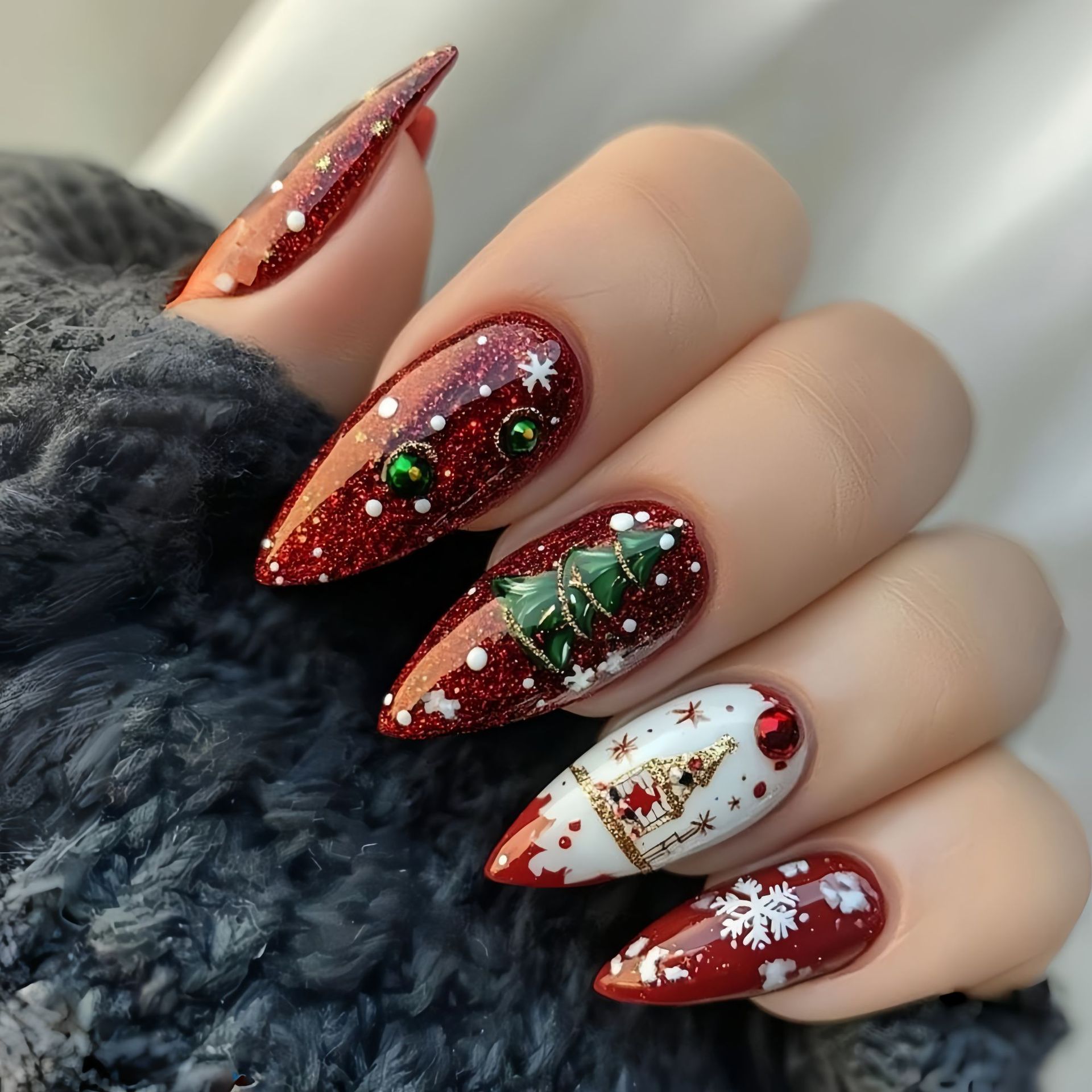 Kuku palsu ukuran sedang untuk - Nail Art Fake ulasan dan harga