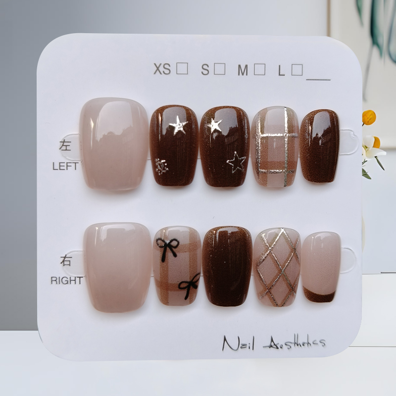 10Pcs Stiker Kuku 3D Rhineston - Nail Art Quirky ulasan dan harga