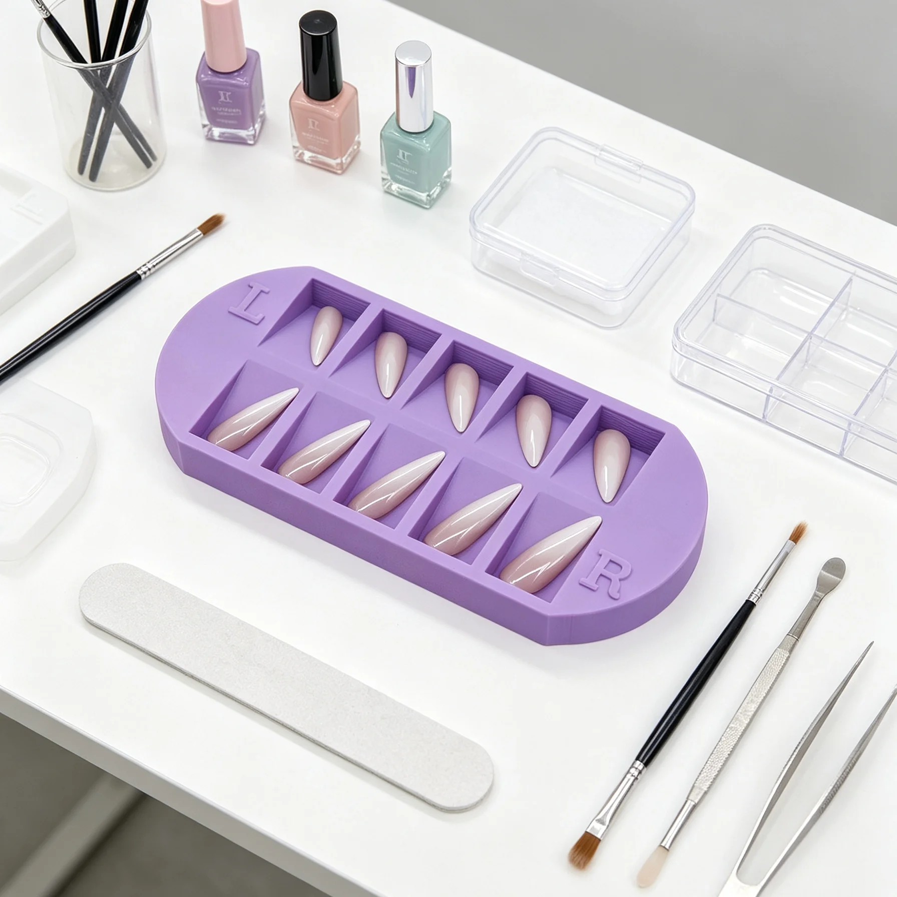 Baki Penyimpanan Tip Kuku 8-Gr - Nail Art Quirky ulasan dan harga