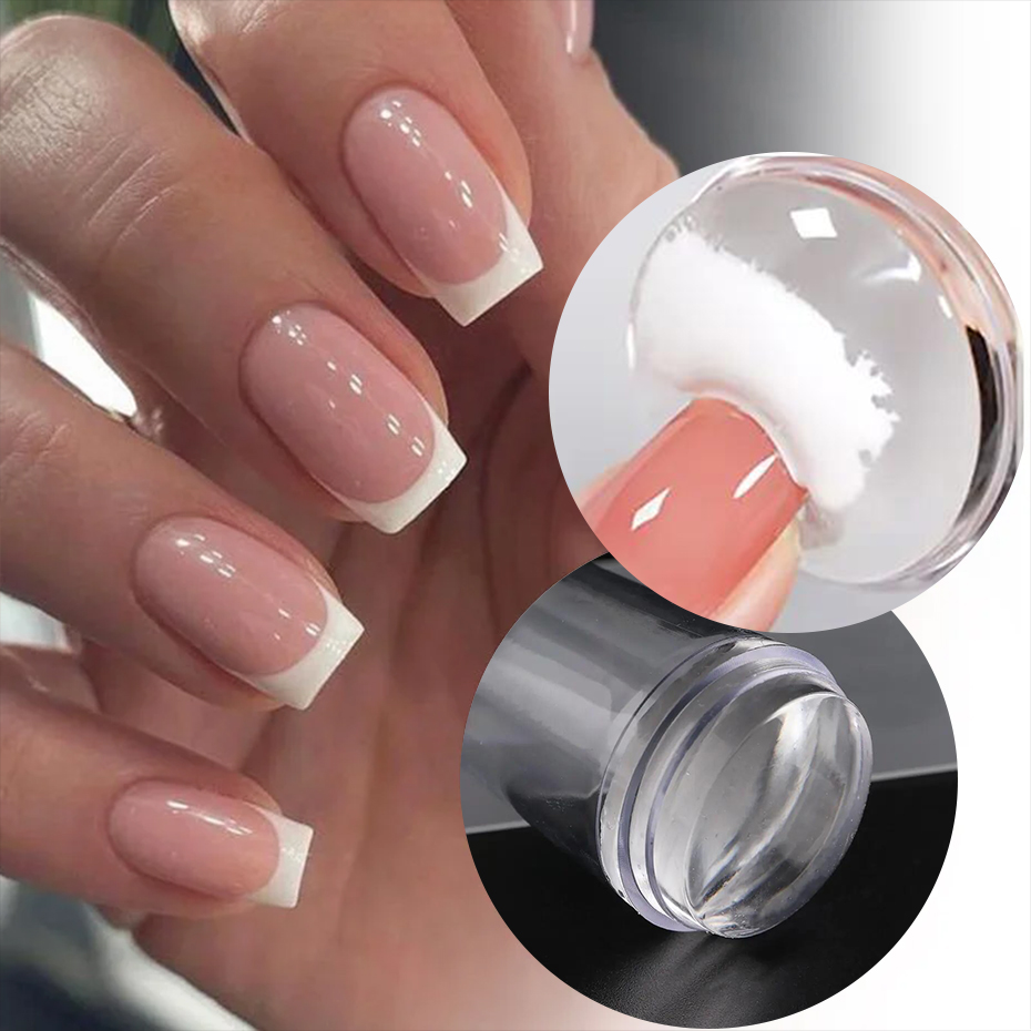 Pelat cap kuku jeli bening mur - Nail Art Full Design ulasan dan harga
