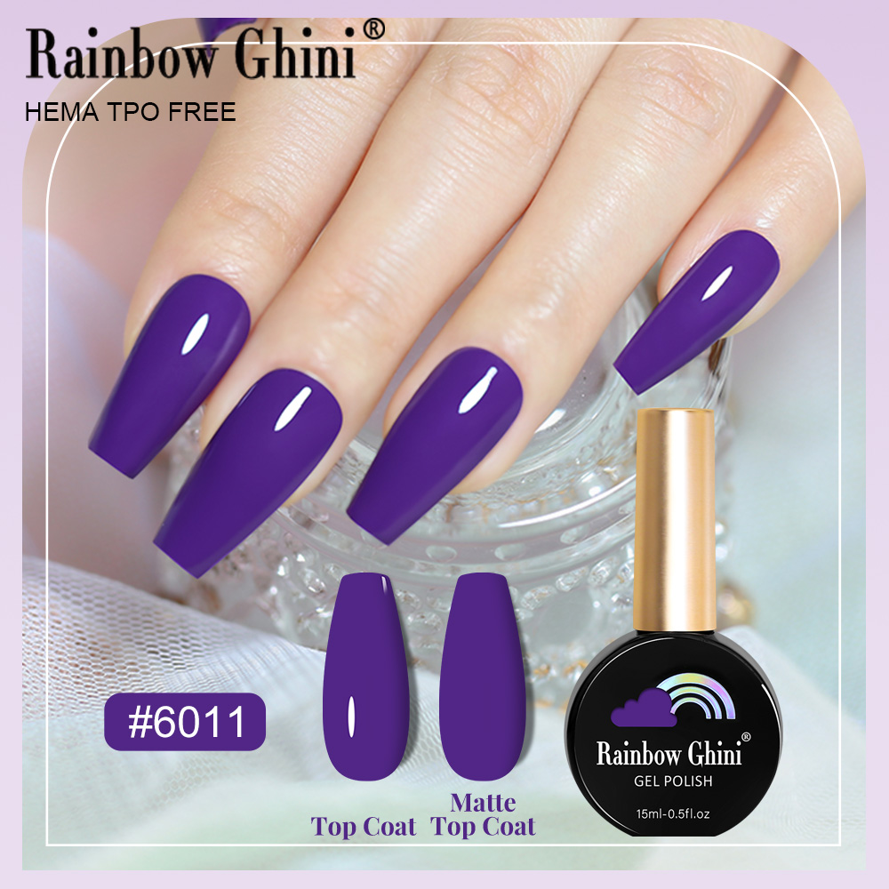 RG 15ml 17 Warna Seri Ungu Cat - Nail Art Rainbow ulasan dan harga