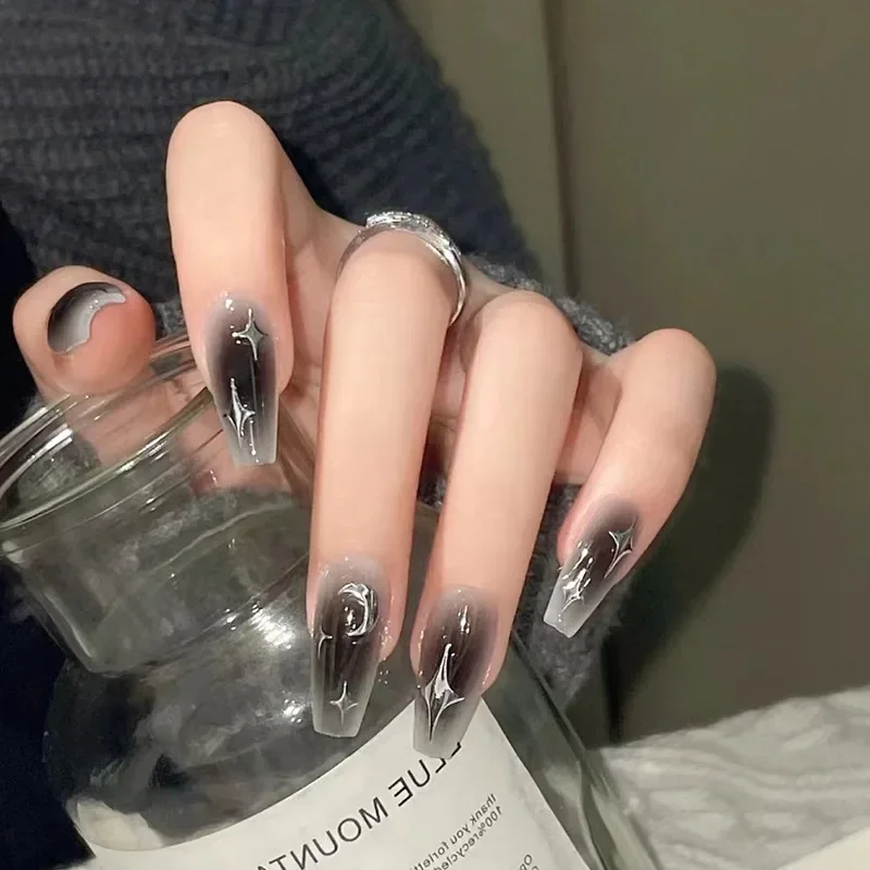 Kuku palsu perempuan cantik de - Nail Art Full Design ulasan dan harga
