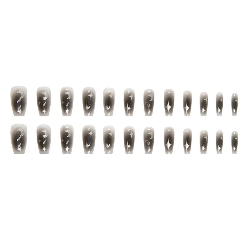 Kuku palsu perempuan cantik de - Nail Art Full Design ulasan dan harga