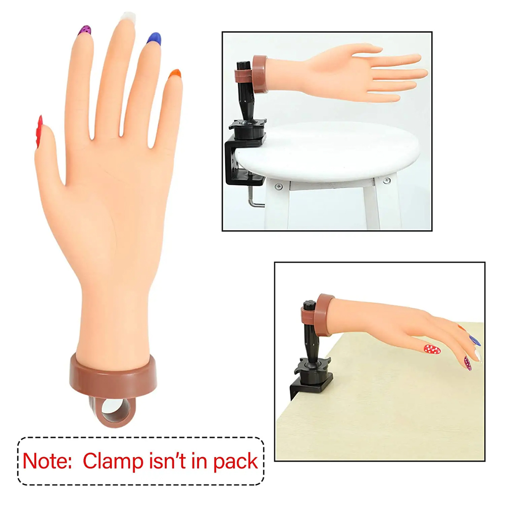 Tangan Latihan Kuku Silikon Fl - Nail Art Fake ulasan dan harga