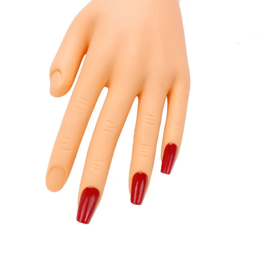 Tangan Latihan Kuku Silikon Fl - Nail Art Fake ulasan dan harga