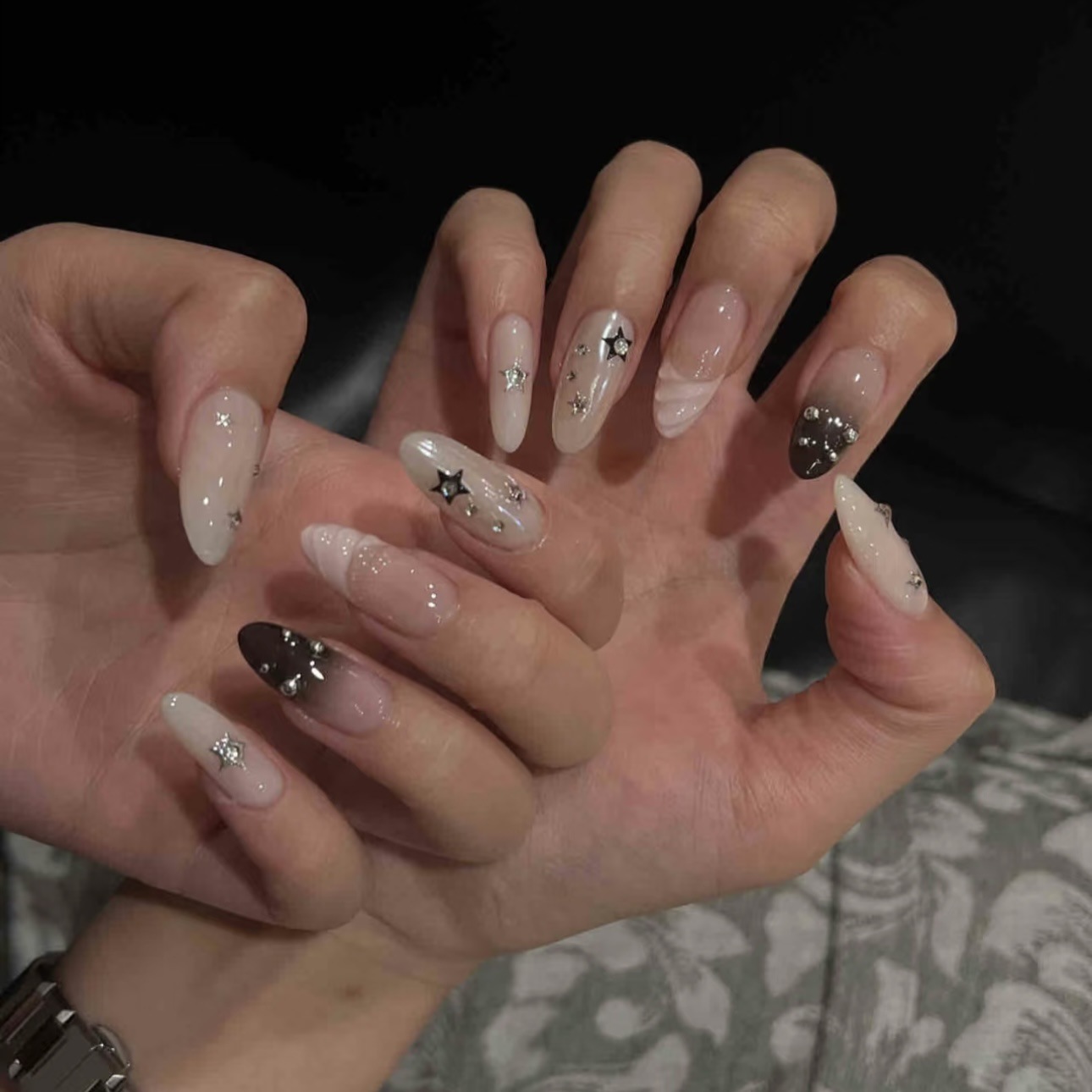 10 Buah Kuku Tekan Korea Buata - Nail Art Fake ulasan dan harga