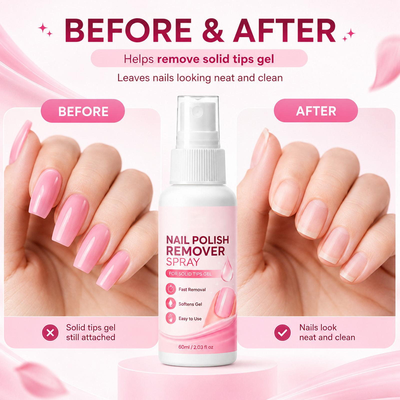 Semprotan Penghapus Kuku 60ml  - Nail Art Fake ulasan dan harga