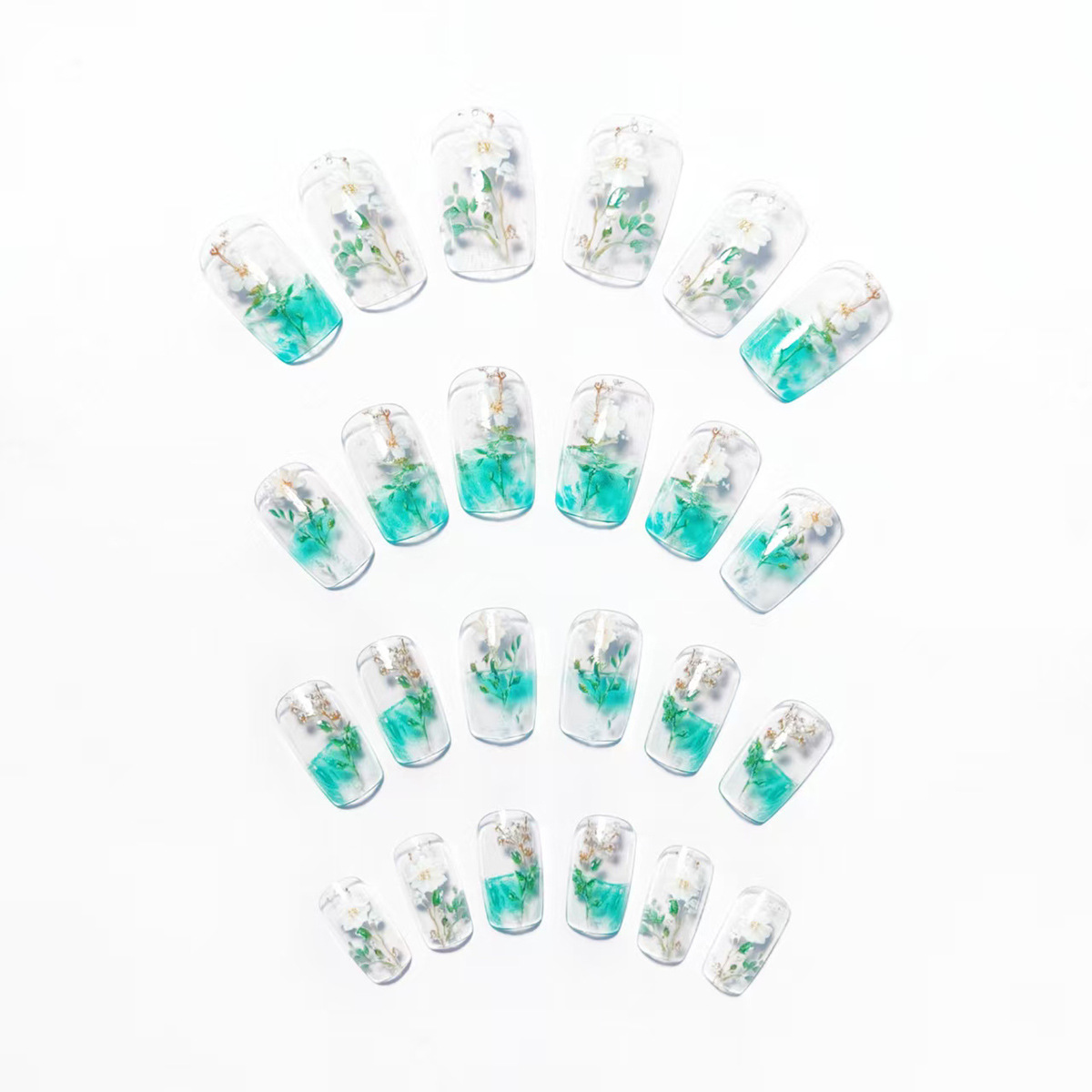 Kuku palsu ukuran sedang untuk - Nail Art Full Design ulasan dan harga