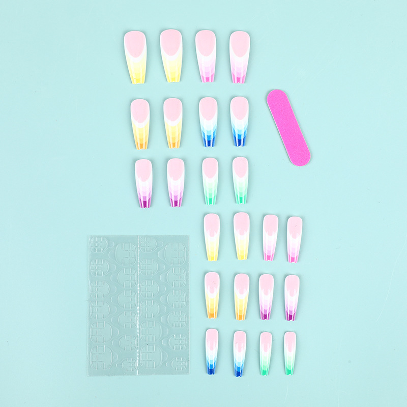 Kuku palsu pendek sedang untuk - Nail Art Fake ulasan dan harga