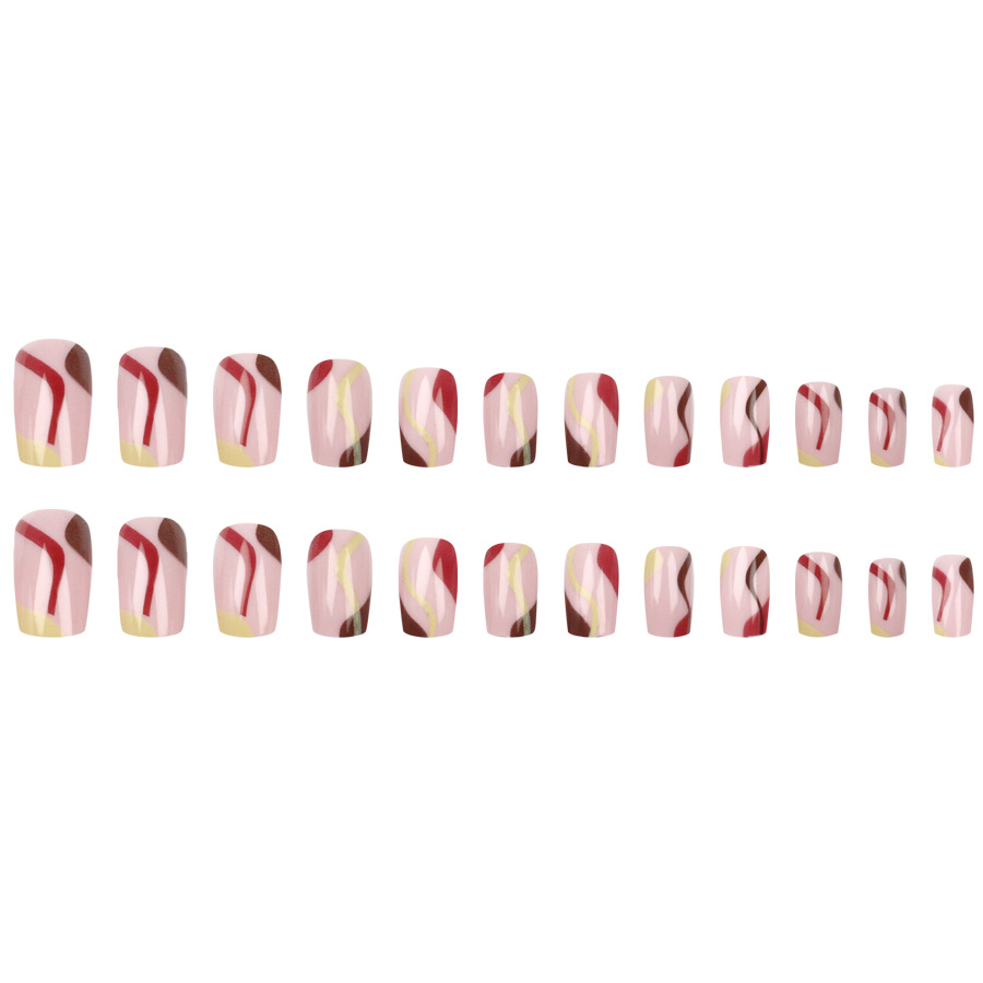 Kuku palsu pendek sedang untuk - Nail Art Fake ulasan dan harga