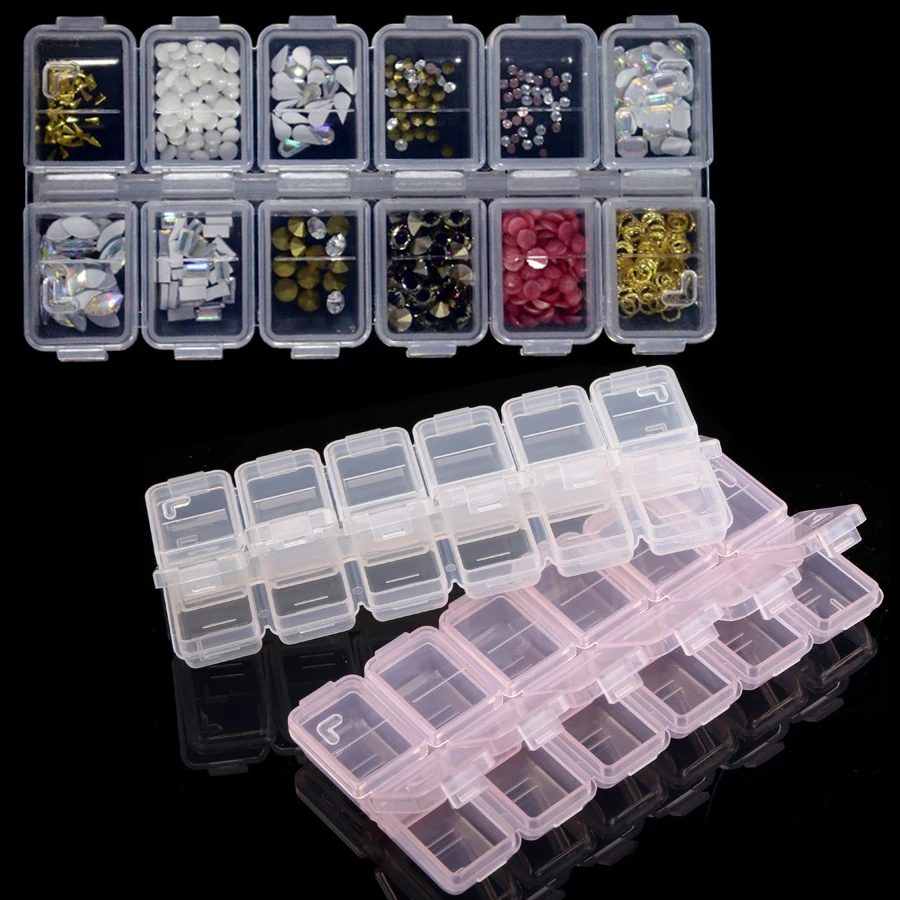 Kotak Penyimpanan Plastik 12 K - Nail Art Quirky ulasan dan harga