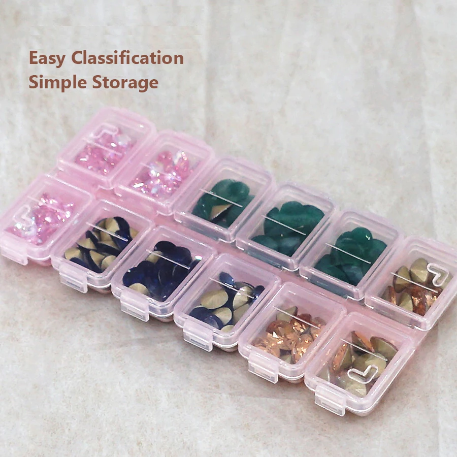 Kotak Penyimpanan Plastik 12 K - Nail Art Quirky ulasan dan harga