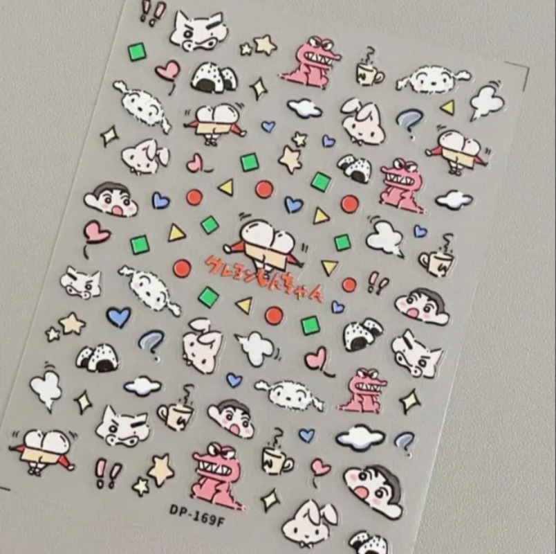 Crayon Shin-chan Kertas Kreati - Nail Art Quirky ulasan dan harga